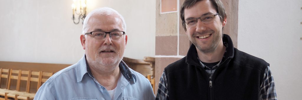 tsc-Dozenten für Neues Testament: Pfr. Dr. Eckhard Hagedorn und Daniel Gleich