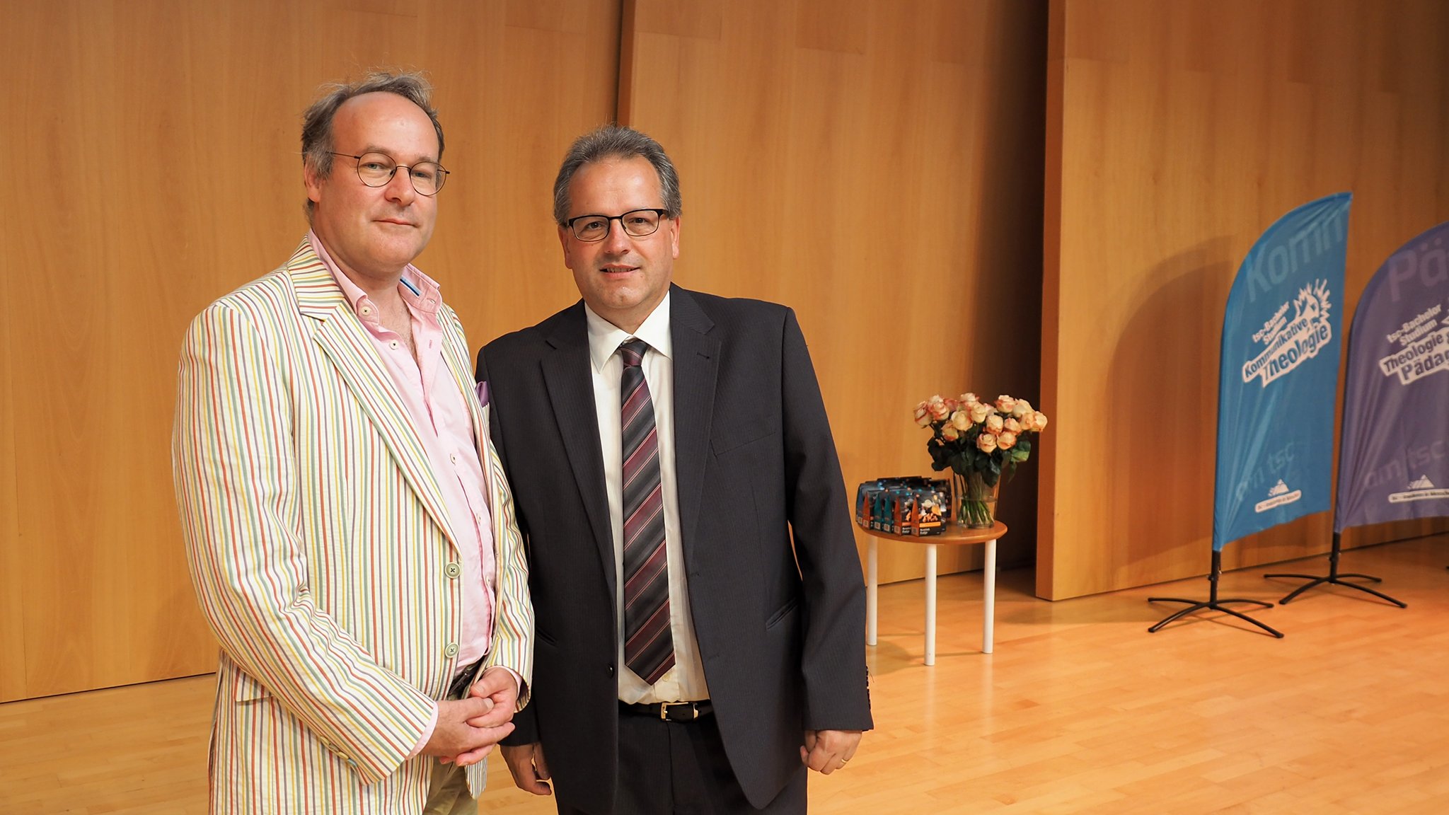 tsc-Graduierungsfeier 2019: Dr. Johan Siebers und Dr. Benedikt Walker