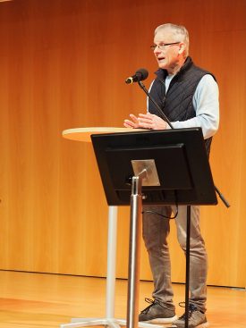 Semester-Eröffnungsgottesdienst Frühlingssemester 2020: Claudius Buser bei der Andacht