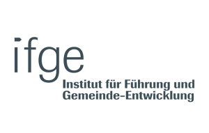 ifge – Institut für Führung und Gemeinde-Entwicklung (Logo, grau)