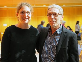 tsc-Jubiläumstreffen 2021: Ruth Hunziker und Adalbert Kanzinger tsc-Studentin trifft tsc-Absolvent: Ruth Hunziker und Adalbert Kanzinger erzählten im Gottesdienst mit den Jubilarinnen und Jubilaren, was sich in ihrem Glaubensleben bewährt hat.