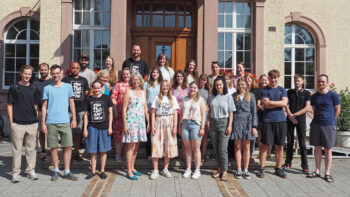 tsc-Studienstart 2024: Neue Studentinnen und Studenten Die neuen Studentinnen und Studenten des TSC beim Studienstart 2024.