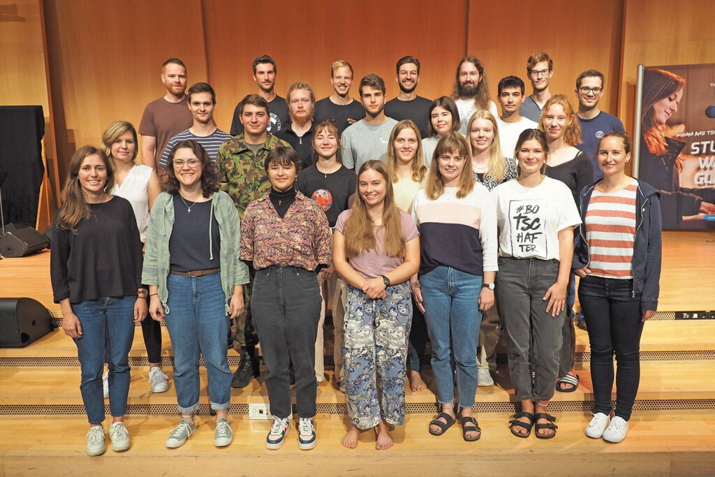 33 Studentinnen und Studenten haben zum Start des Studienjahres 2022/23 ein Studium oder den Jahreskurs am tsc begonnen.