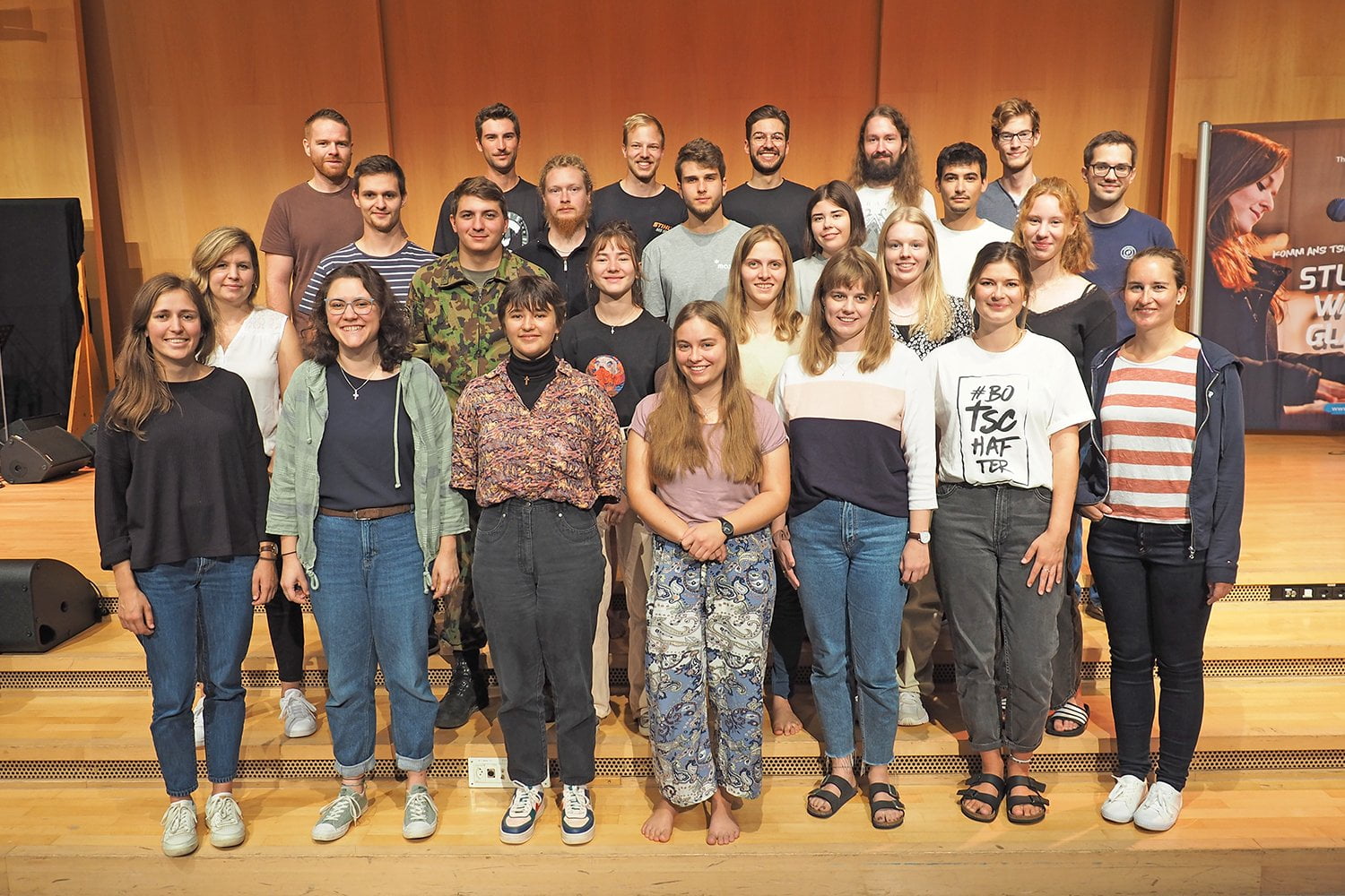 33 Studentinnen und Studenten haben zum Start des Studienjahres 2022/23 ein Studium oder den Jahreskurs am tsc begonnen.